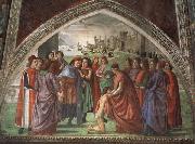 Domenicho Ghirlandaio Der Hl.Franziskus verzichtet auf Hab und Gut oil painting reproduction